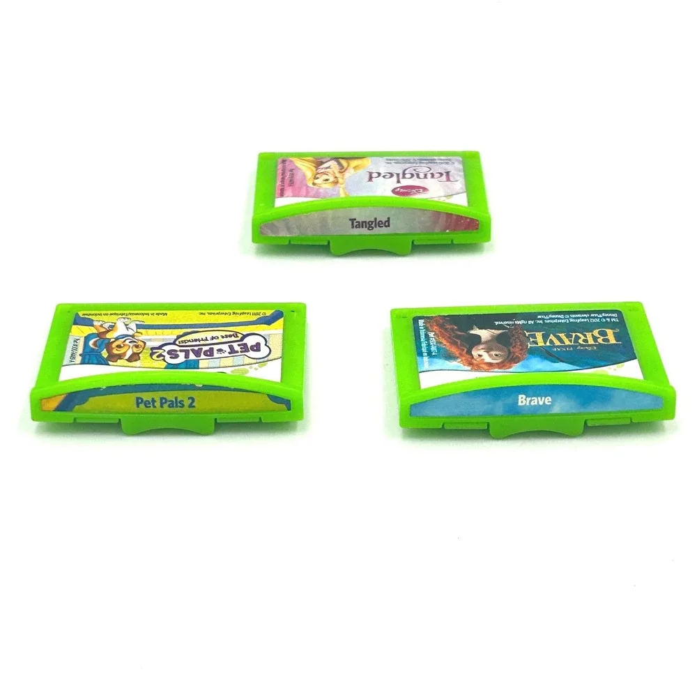LeapFrog Explorer Game Lot (3)‎ Tangled Brave Pet Pals 2 LeapPad Leapster